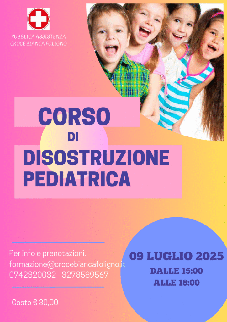 CORSO DI DISOSTRUZIONE PEDIATRICA